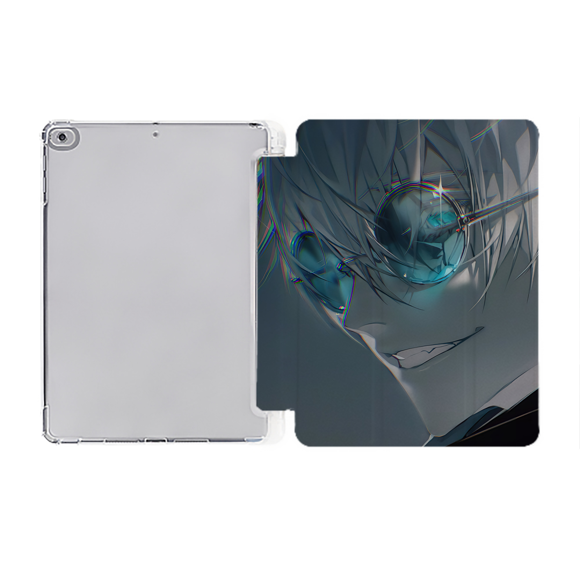 （画像用） SPY×FAMILY间谍家家酒 IPad ケース ペン収納付き 三つ折りスタンド PUレザー×シリコン 対応機種9.5/10.5/10.9インチ